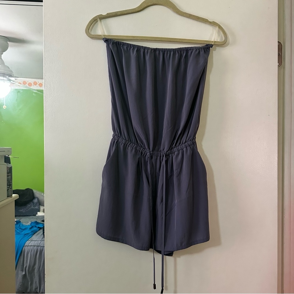 Elegant Gray Romper